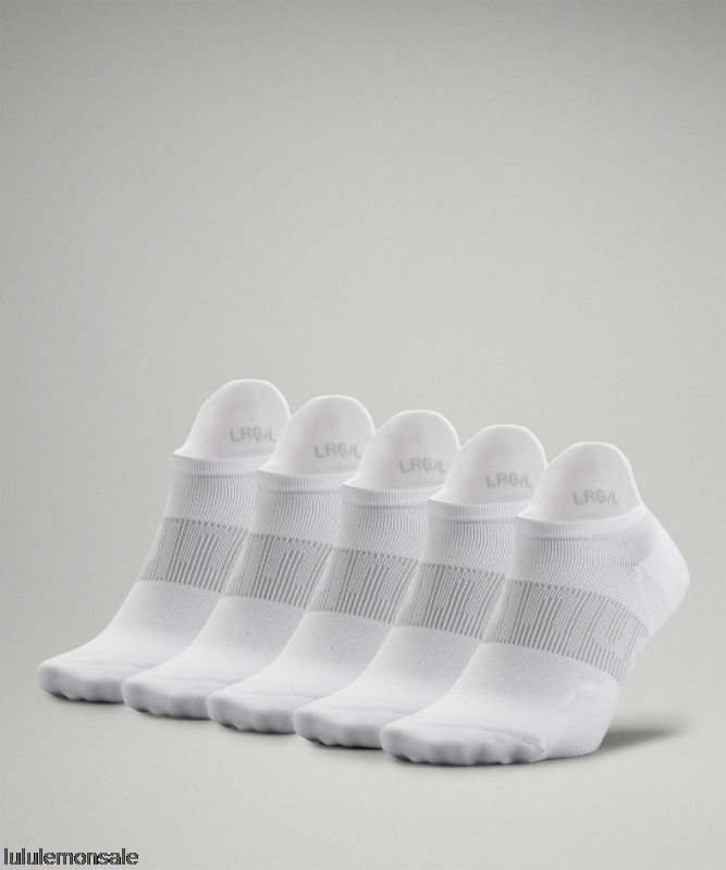 Lululemon Deutschland DELULU891 | Power Stride Tab Sock 5 Pack Nur Online Weiß